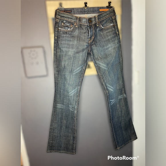 Vintage Citizen of Humanity Low Rise Boot Cut Jeans size 28 (rare) - Picture 3 of 10